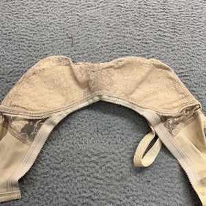 VTG Norvell Bra 28HH Full Coverage 874  Floral Lace Soft Cup Cone Bullet NWOT